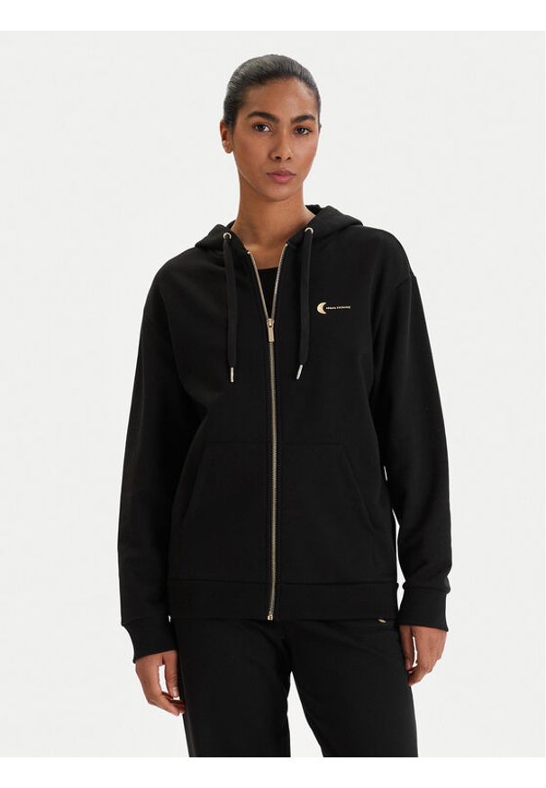 Armani Exchange Bluza XW001847 AF18853 UC001 Czarny Regular Fit. Kolor: czarny. Materiał: syntetyk