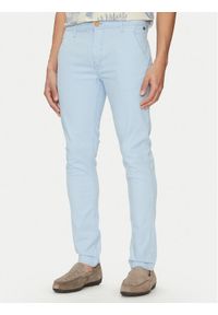 Blend Spodnie materiałowe Natan 20703472 Błękitny Regular Fit. Kolor: niebieski. Materiał: bawełna