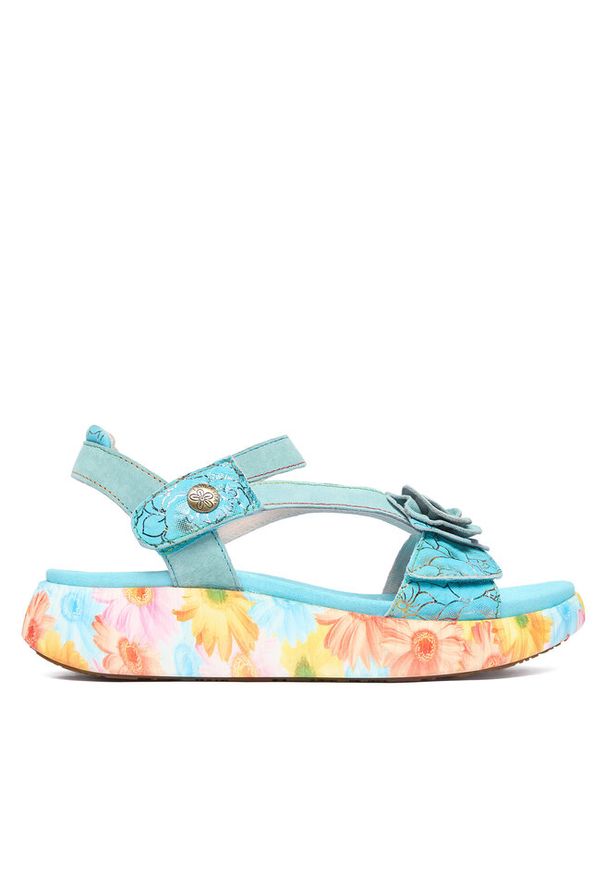 Sandały Laura Vita. Kolor: turkusowy