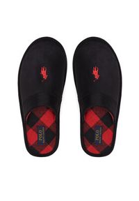 Polo Ralph Lauren Kapcie 843924517002 Czarny. Kolor: czarny. Materiał: materiał #6