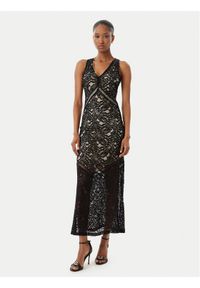 Guess Sukienka koktajlowa W5GT37 KCS90 Czarny Slim Fit. Kolor: czarny. Materiał: syntetyk. Styl: wizytowy #1