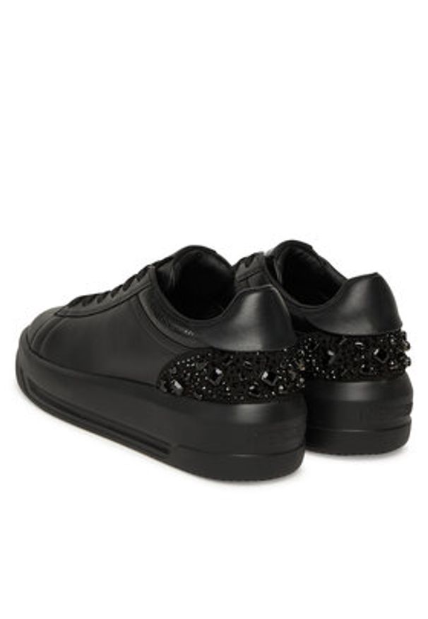 Love Moschino - LOVE MOSCHINO Sneakersy JA15305G0NIAL00A Czarny. Kolor: czarny. Materiał: skóra