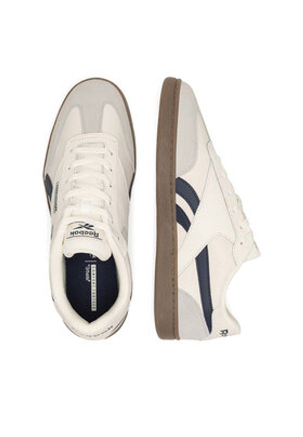 Reebok Sneakersy FORTE LOUNGER AR30252MCDS Beżowy. Kolor: beżowy. Materiał: skóra