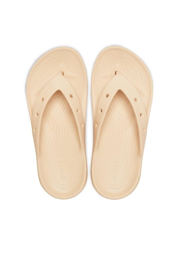 Crocs Japonki Classic Flip V 209402 Beżowy. Kolor: beżowy