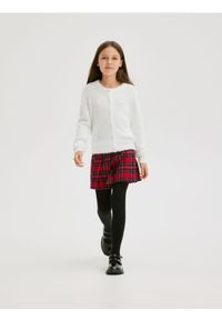 Reserved - Kardigan z ozdobnymi guzikami - złamana biel. Materiał: dzianina