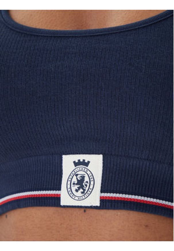 TOMMY HILFIGER - Tommy Hilfiger Biustonosz top UW0UW06061 Granatowy. Kolor: niebieski. Materiał: bawełna