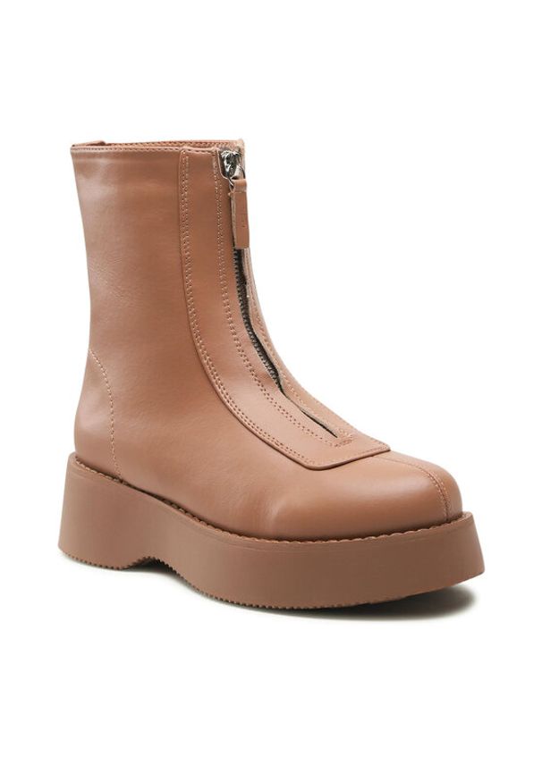 Jenny Fairy Botki HZ030201-01 Brązowy. Kolor: brązowy. Materiał: skóra