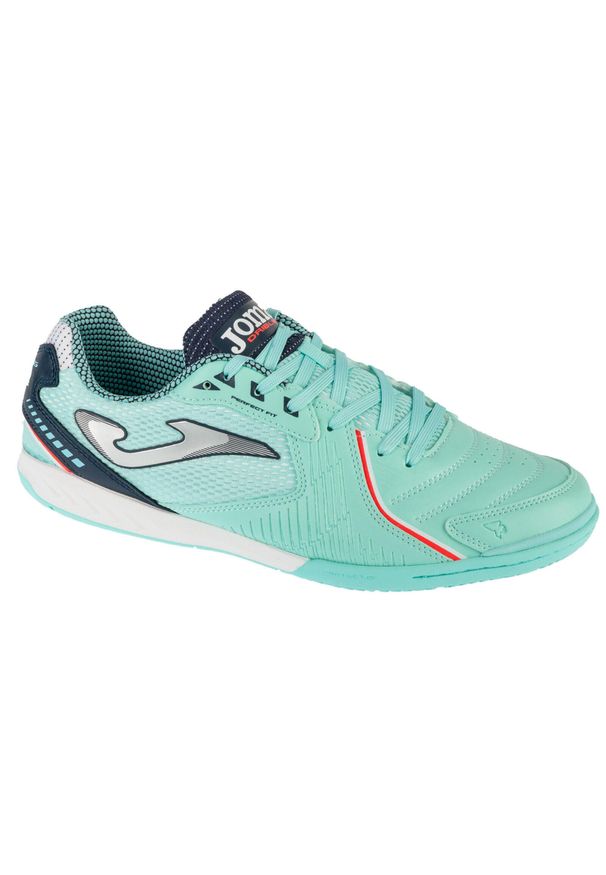 Buty piłkarskie męskie Joma Dribling 2505. Kolor: niebieski. Materiał: skóra. Szerokość cholewki: normalna. Sport: piłka nożna