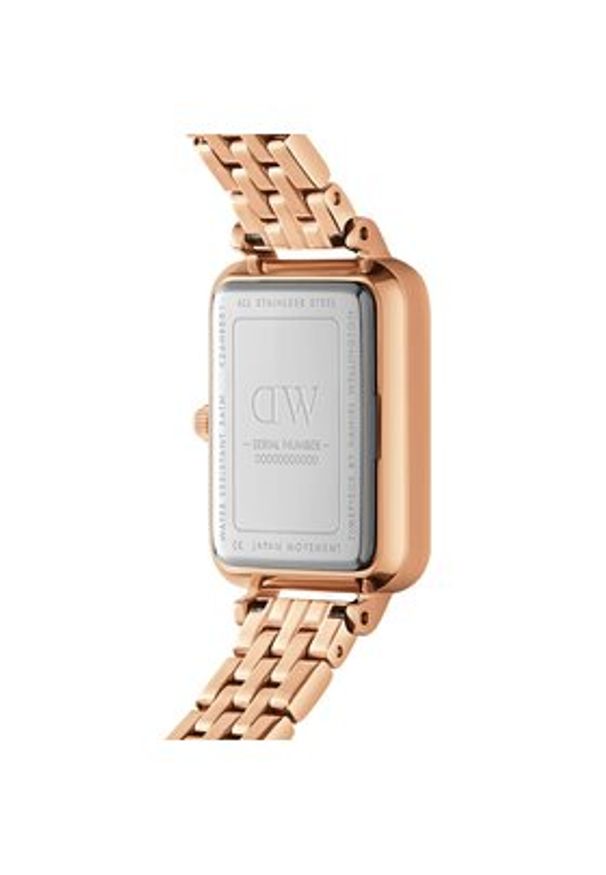 Daniel Wellington Zegarek Quadro DW00100620 Złoty. Kolor: złoty