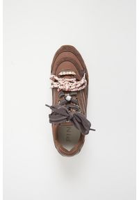 Pinko - Sneakersy damskie zamszowe PINKO. Materiał: zamsz #2