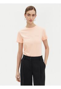 Pinko - PINKO T-Shirt Start 101752 Różowy Regular Fit. Kolor: różowy. Materiał: bawełna