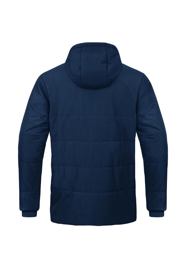 Kurtka puchowa Jako Coach Team. Kolor: niebieski. Materiał: puch