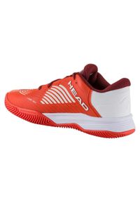 Buty tenisowe dziecięce Head Revolt Pro 4,5 Clay. Kolor: biały, czerwony, pomarańczowy, wielokolorowy. Sport: tenis