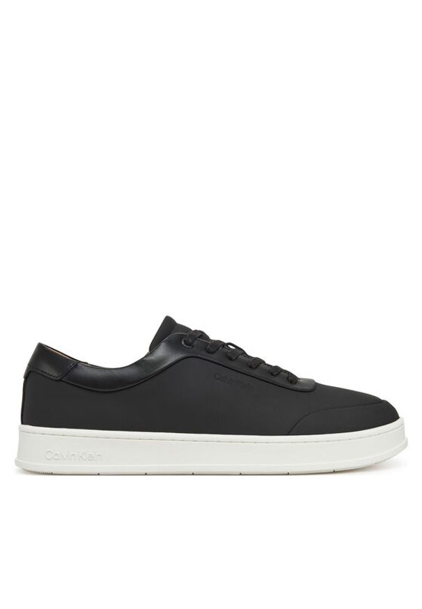 Calvin Klein Sneakersy Low Top Lace Up Oxford Rubb Lth HM0HM01708 Czarny. Kolor: czarny. Materiał: skóra, nubuk