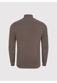 Pako Lorente - PAKO LORENTE – Męski golf w kolorze brązowym. Typ kołnierza: golf. Kolor: brązowy. Materiał: nylon, bawełna. Sezon: jesień #8