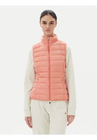 EA7 Emporio Armani Bezrękawnik 7W000087 AF12477 U4076 Pomarańczowy Slim Fit. Kolor: pomarańczowy. Materiał: syntetyk. Długość rękawa: bez rękawów