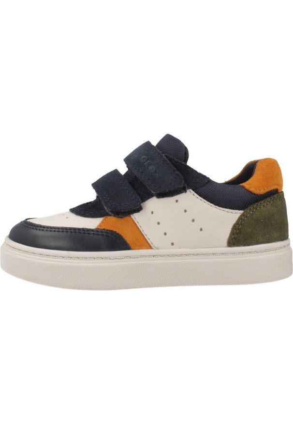 Geox - Buty GEOX B NASHIK BOY Wielokolorowy. Okazja: na co dzień. Kolor: wielokolorowy. Materiał: tkanina, skóra