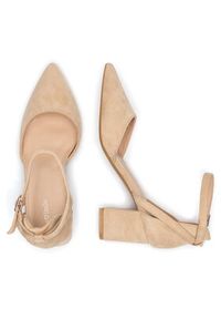 DeeZee Czółenka WSS20968-02 Beżowy. Kolor: beżowy. Materiał: skóra #3