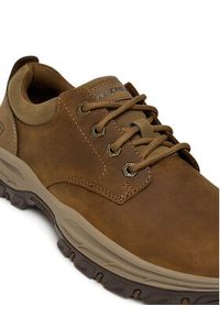skechers - Skechers Trekkingi Knowlson 204920 DSRT Brązowy. Kolor: brązowy. Materiał: skóra. Sport: turystyka piesza #6