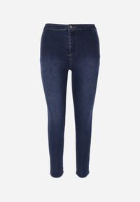 Renee - Granatowe Jeansy Skinny High Waist Vivizo. Stan: podwyższony. Kolor: niebieski #2