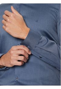 Calvin Klein Koszula K10K113864 Niebieski Slim Fit. Kolor: niebieski. Materiał: bawełna #4