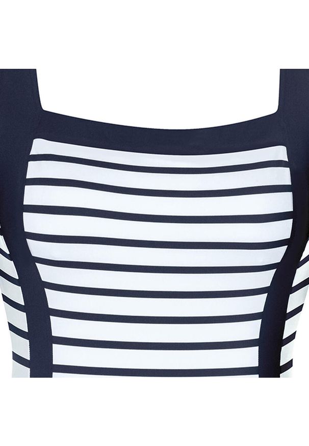 SUNFLAIR - Strój kąpielowy Basic. Kolor: niebieski, wielokolorowy, biały. Materiał: poliamid, elastan