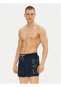 EA7 Emporio Armani Szorty kąpielowe 7M000550 AF14497 MB010 Granatowy Regular Fit. Kolor: niebieski. Materiał: syntetyk #3