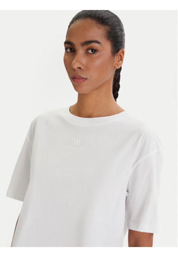 Armani Exchange T-Shirt XW001836 AF10356 U0002 Biały Regular Fit. Kolor: biały. Materiał: bawełna