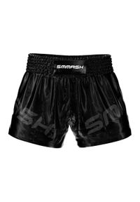 Spodenki treningowe męskie SMMASH Muay Thai Shadow 2.0. Kolor: czarny #1