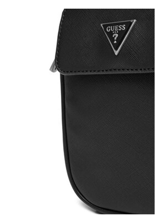 Guess Saszetka HMMISA P5425 Czarny. Kolor: czarny. Materiał: skóra