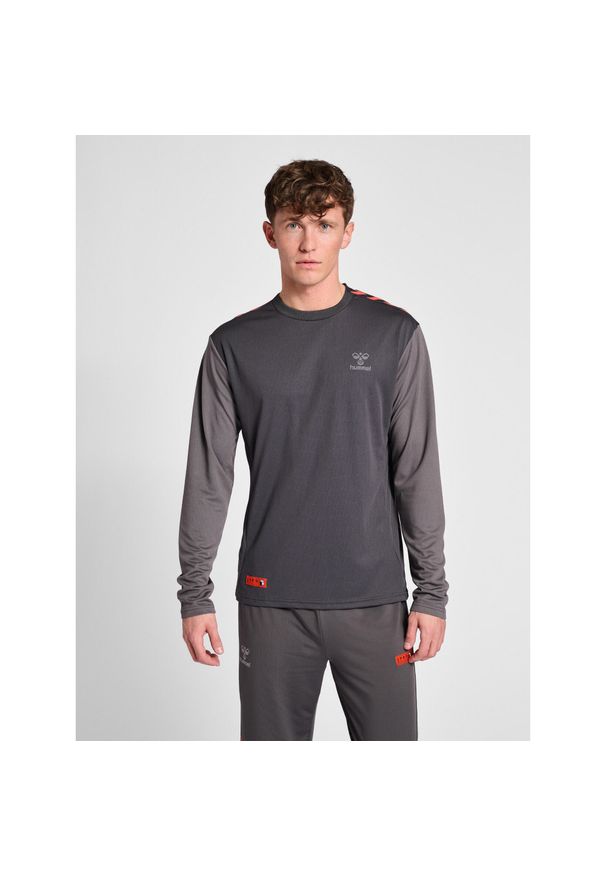 Dżersej z długim rękawem Hummel Pro Grid Game. Kolor: szary. Materiał: jersey. Długość rękawa: długi rękaw. Długość: długie. Sport: piłka ręczna