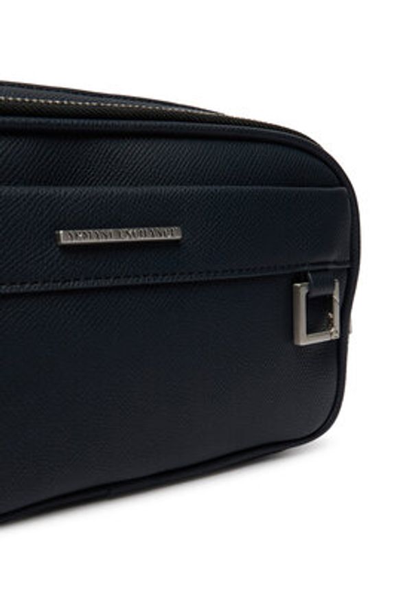 Armani Exchange Nerka XM002037 AF19931 UB100 Granatowy. Kolor: niebieski. Materiał: skóra