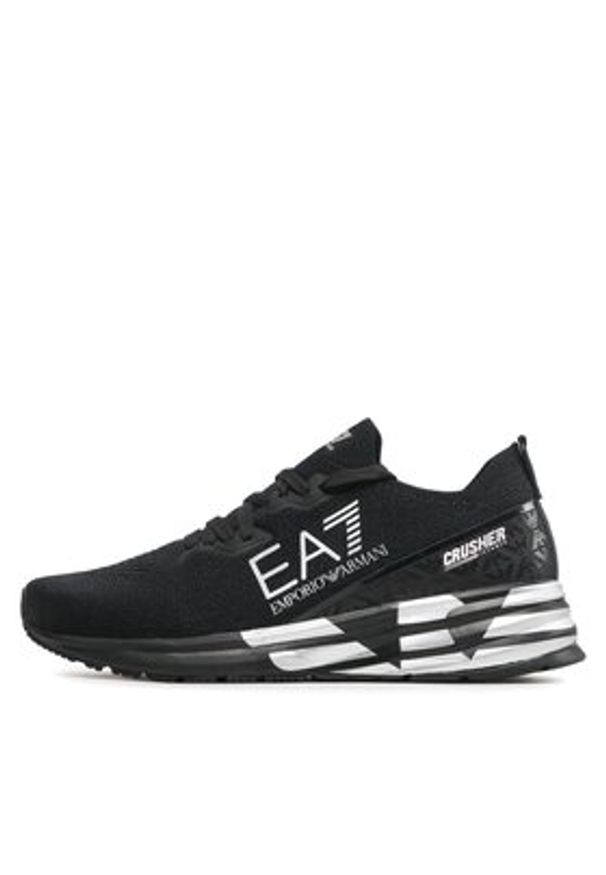 EA7 Emporio Armani Sneakersy X8X095 XK240 M826 Czarny. Kolor: czarny. Materiał: materiał