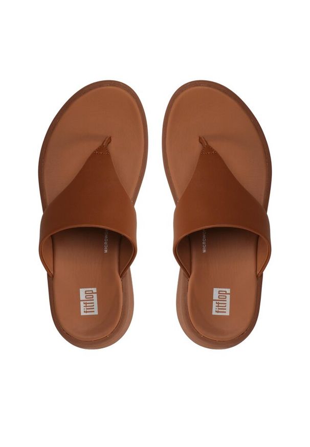 Japonki FitFlop. Kolor: brązowy
