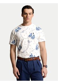 Polo Ralph Lauren T-Shirt 710941547001 Écru Classic Fit. Typ kołnierza: polo. Materiał: bawełna
