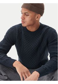Matinique Sweter Triton 30207487 Granatowy Regular Fit. Kolor: niebieski. Materiał: bawełna #6