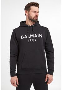 Balmain - Bluza męska z kapturem BALMAIN. Typ kołnierza: kaptur