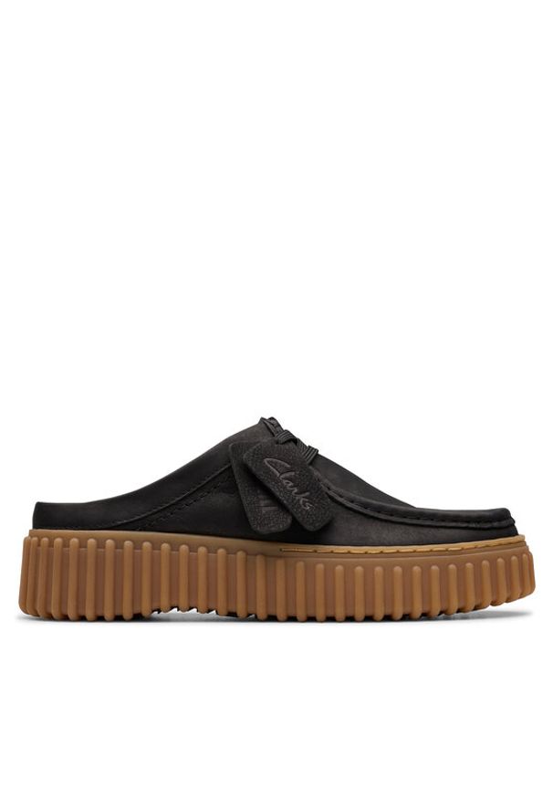 Clarks Klapki Torhill Mule 26181193 Czarny. Kolor: czarny. Materiał: skóra
