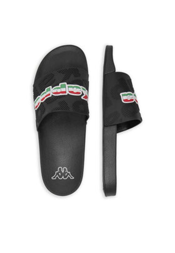 Kappa Klapki 865862 Czarny. Kolor: czarny. Materiał: syntetyk