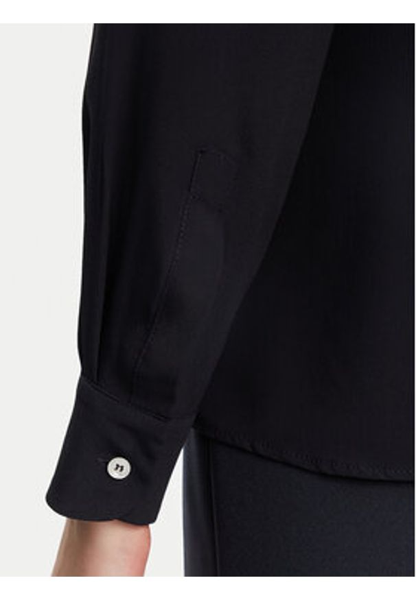 Marella Koszula Calabra 2523116061 Granatowy Regular Fit. Kolor: niebieski. Materiał: syntetyk