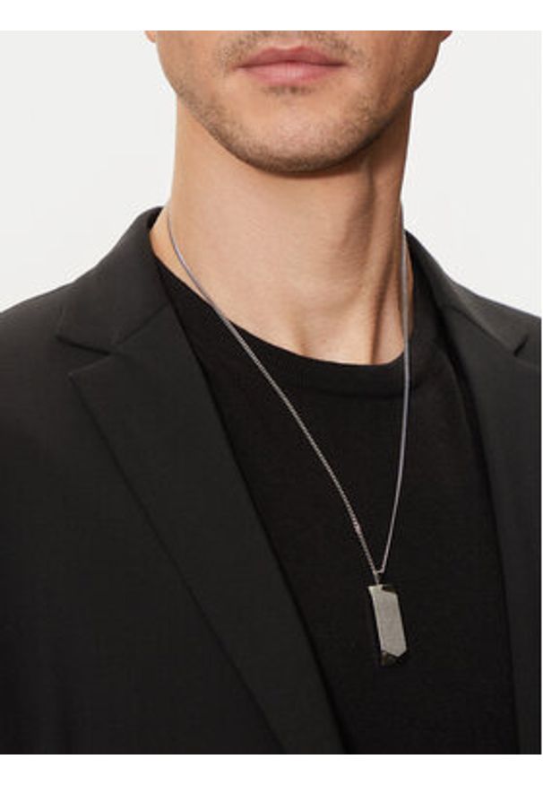 Calvin Klein Naszyjnik 35100011 Srebrny. Materiał: metalowe. Kolor: srebrny