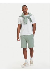 TOMMY HILFIGER - Tommy Hilfiger Szorty sportowe Essential UM0UM03914 Zielony jasny Regular Fit. Kolor: zielony. Materiał: bawełna. Styl: sportowy #5