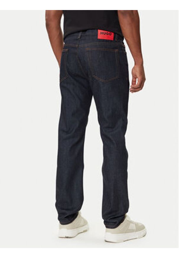 Hugo - HUGO Jeansy 50547239 Granatowy Slim Fit. Kolor: niebieski