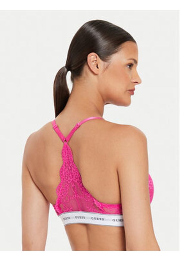 Guess Biustonosz braletka O97C02 KBBT0 Różowy. Kolor: różowy. Materiał: syntetyk
