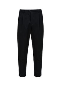 AllSaints Spodnie męskie kolor czarny w fasonie cargo. Kolor: czarny. Materiał: bawełna #6
