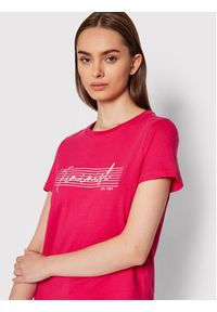 Vero Moda T-Shirt Feminist 10262918 Różowy Regular Fit. Kolor: różowy. Materiał: bawełna #5