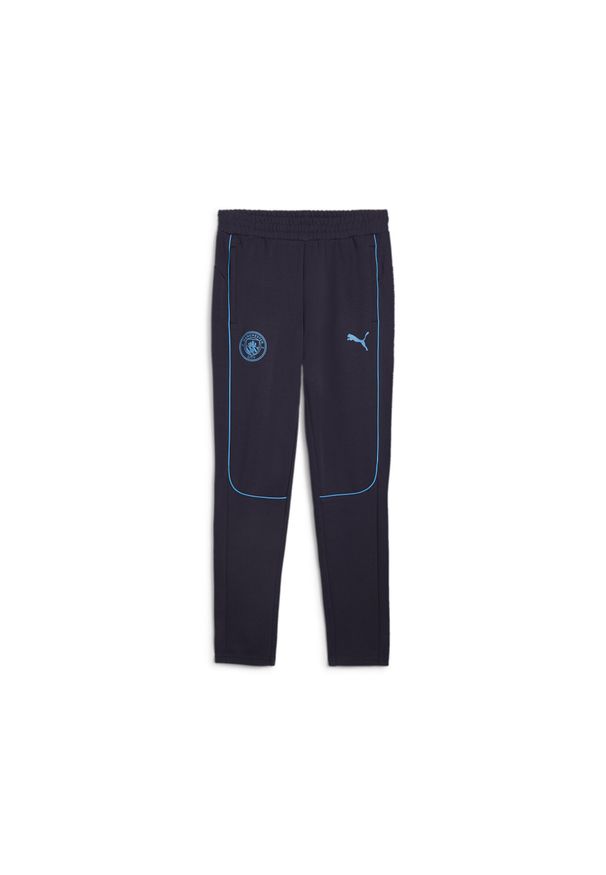 Puma - Męskie spodnie Casuals Manchester City PUMA New Navy Magic Blue. Kolor: niebieski. Sport: piłka nożna