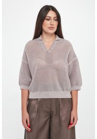 Sweter damski z kołnierzem polo PESERICO. Typ kołnierza: polo #3