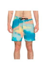 Spodenki kąpielowe męskie Volcom Baffle Trunk 17. Kolor: niebieski. Materiał: poliester. Styl: sportowy