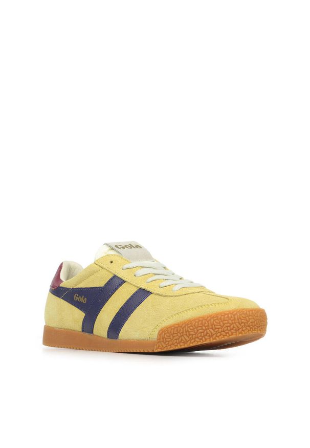 Buty do chodzenia damskie Gola Elan 2025. Kolor: żółty. Materiał: tkanina, guma, skóra, zamsz. Sport: turystyka piesza, fitness